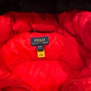 Polo by Ralph Lauren Kids Down Red Puffer Jacket